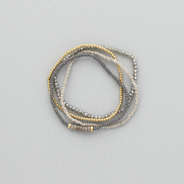 Don't Be Basic Bracelet - Gray