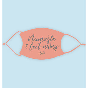 Namaste 6 Feet Away Face Mask