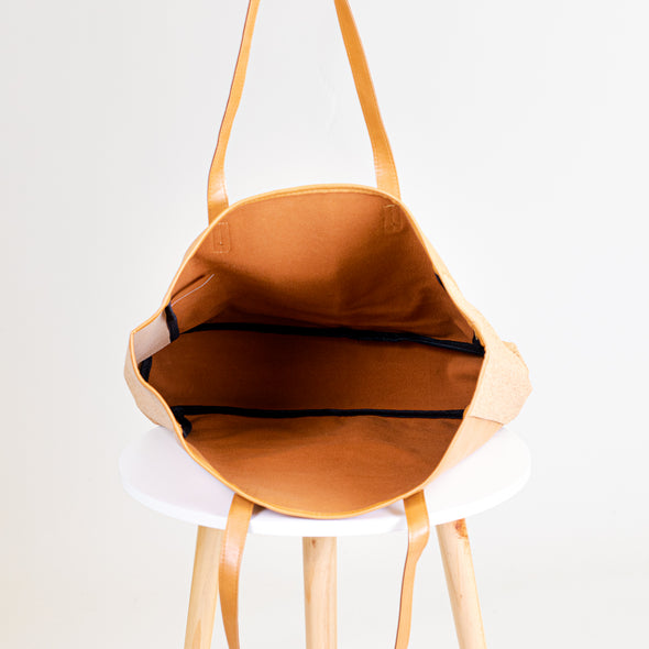 Pop The Cork Leatherette Tote